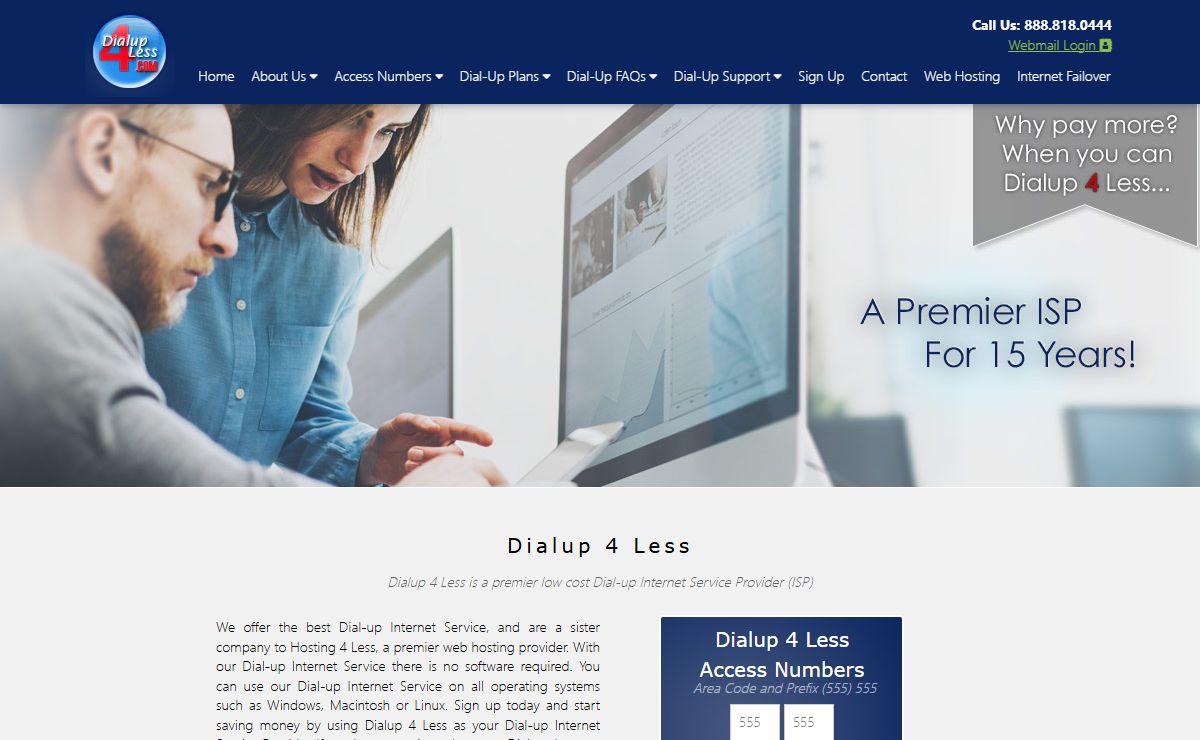 Dialup 4 Less - Dial-Up Internet Service Provider