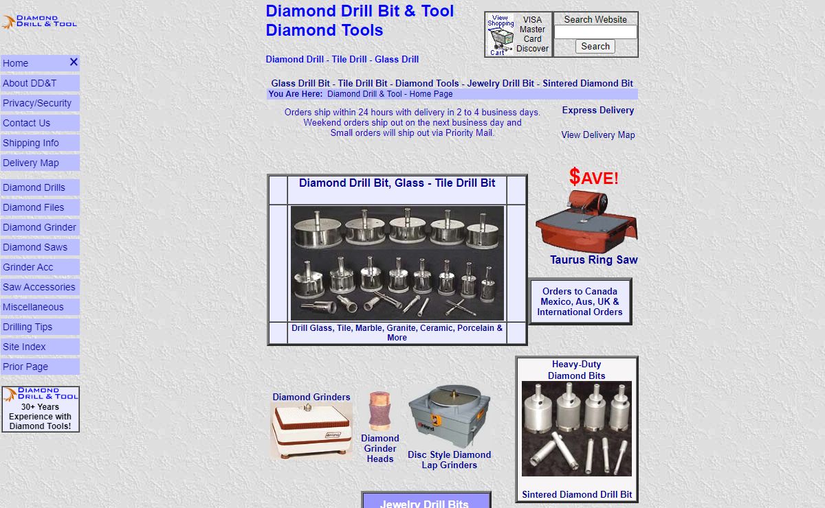 Diamond Drill Bit - Drill Glass, Tile, Porcelain, Stone
