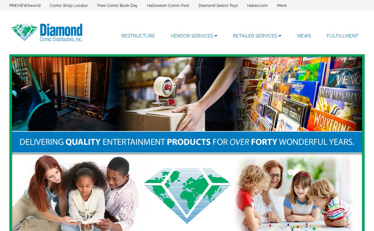 Home Page - Diamond Comics