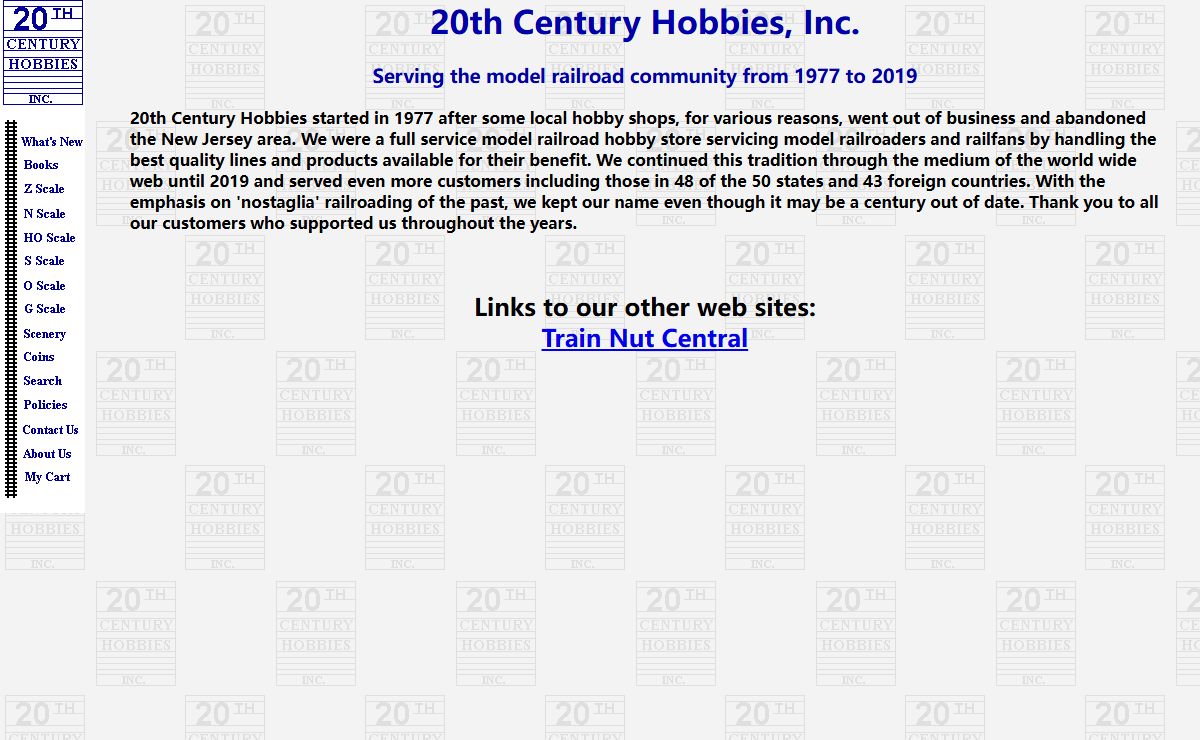 20th Century Hobbies, Inc.