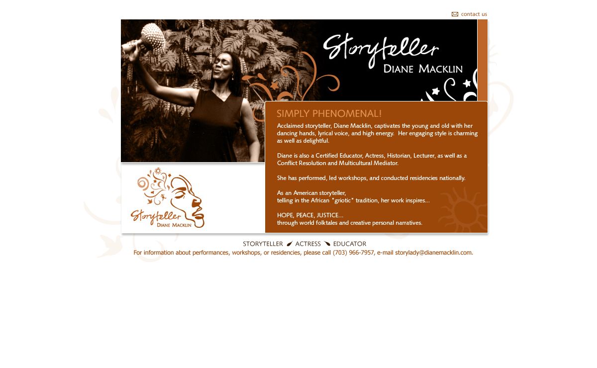 Storyteller Diane Macklin