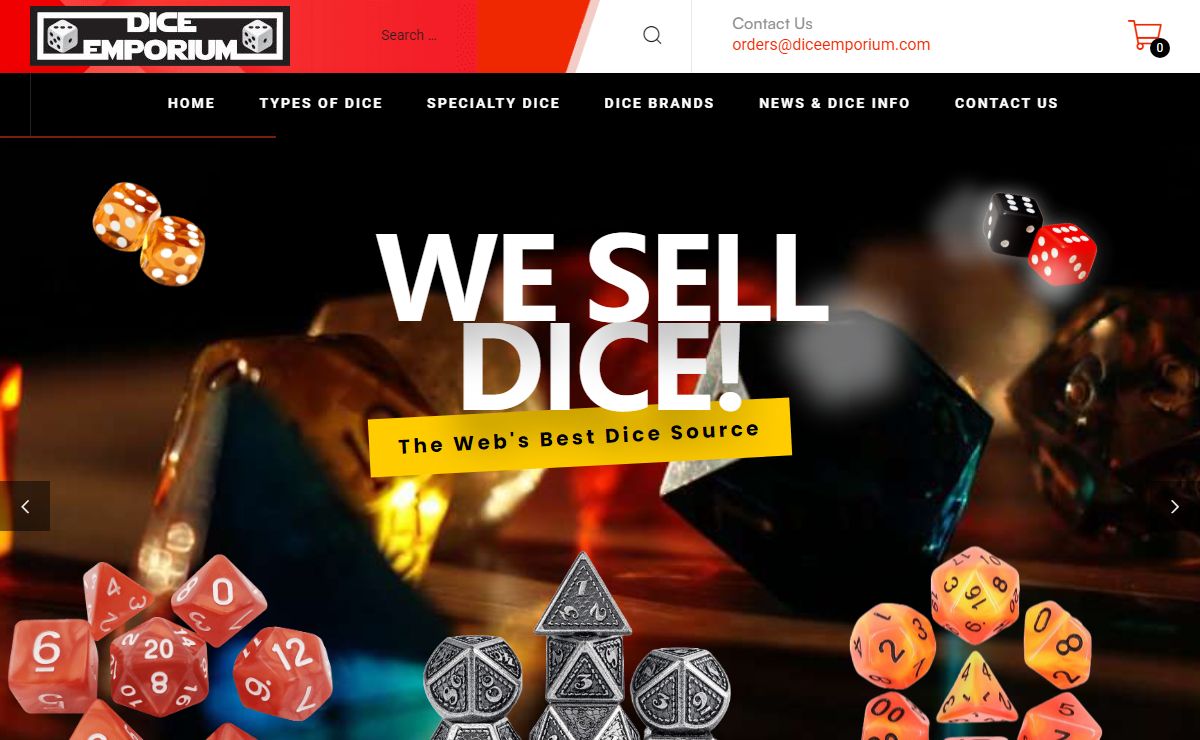 The Dice Emporium | The Web's Best Source for Dice
