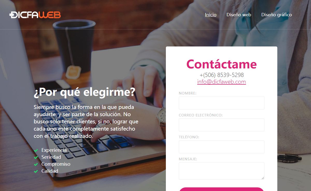 Diseño de página web Costa Rica