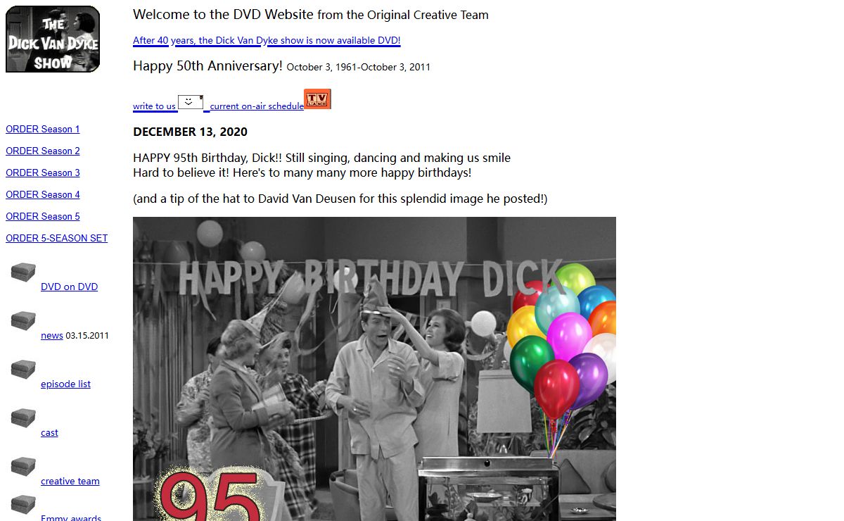 Dick Van Dyke Show - The Official Site