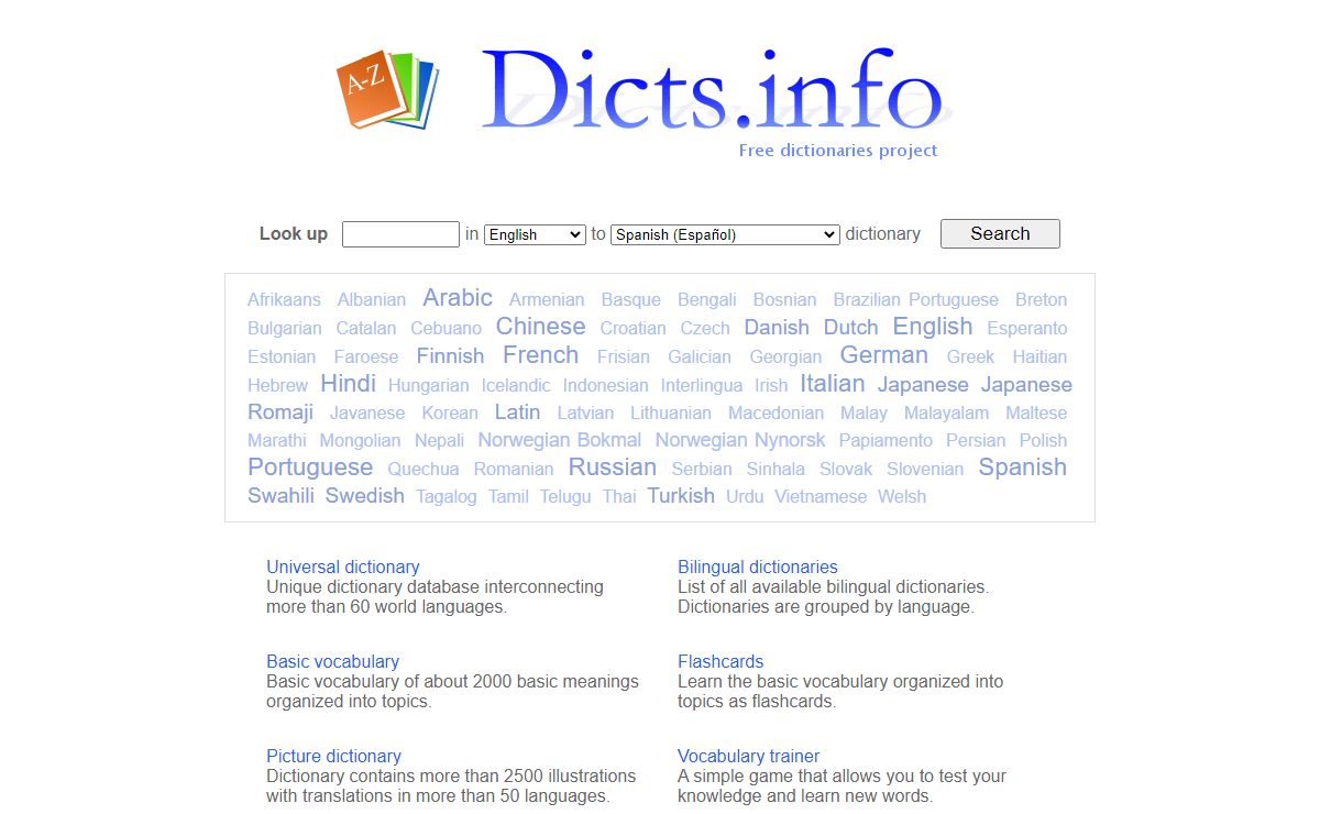 Free Dictionary project