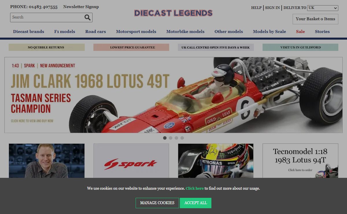 Diecast model cars | Scale models | Model car store | Diecast Legends