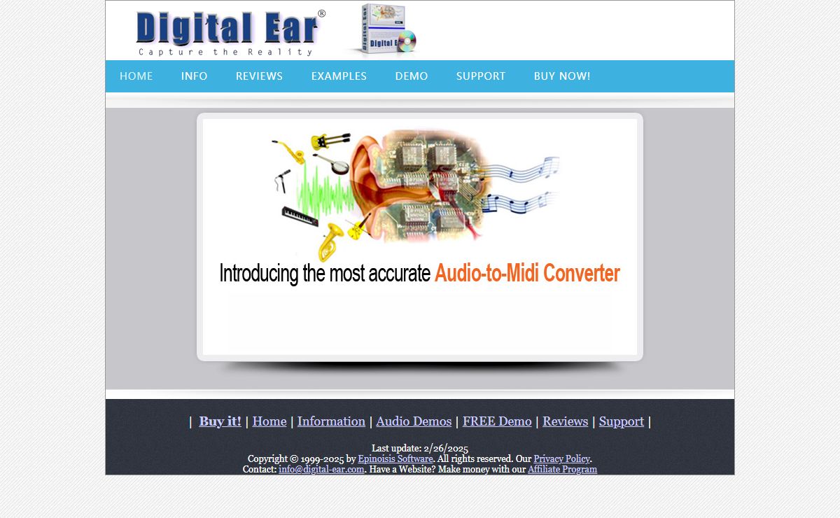 Digital Ear® wav to MIDI ( http://www.digital-ear.com/ ) [pitch to midi, wav to midi, voice to midi, wave to midi, midi guitar]