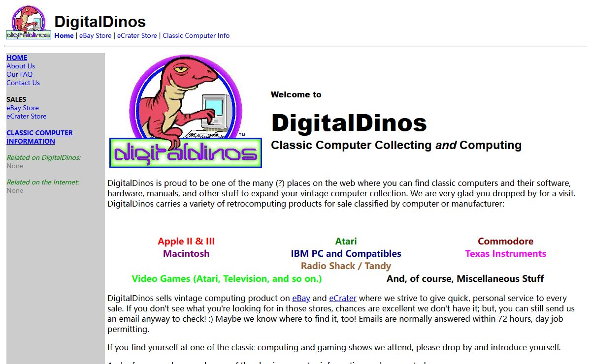 DigitalDinos - Classic Computing with a Modern Touch