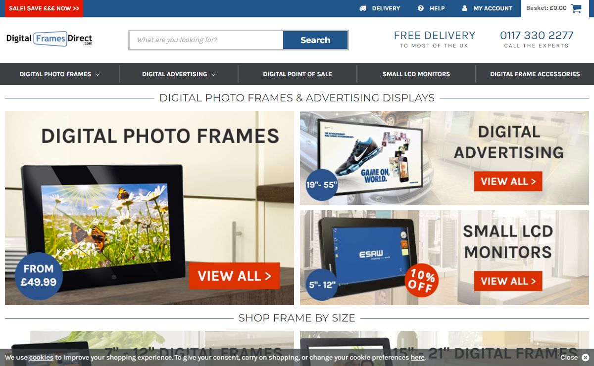 Digital Photo Frames UK’s Specialist in Digital Photo Frames + Point of Sale Screens