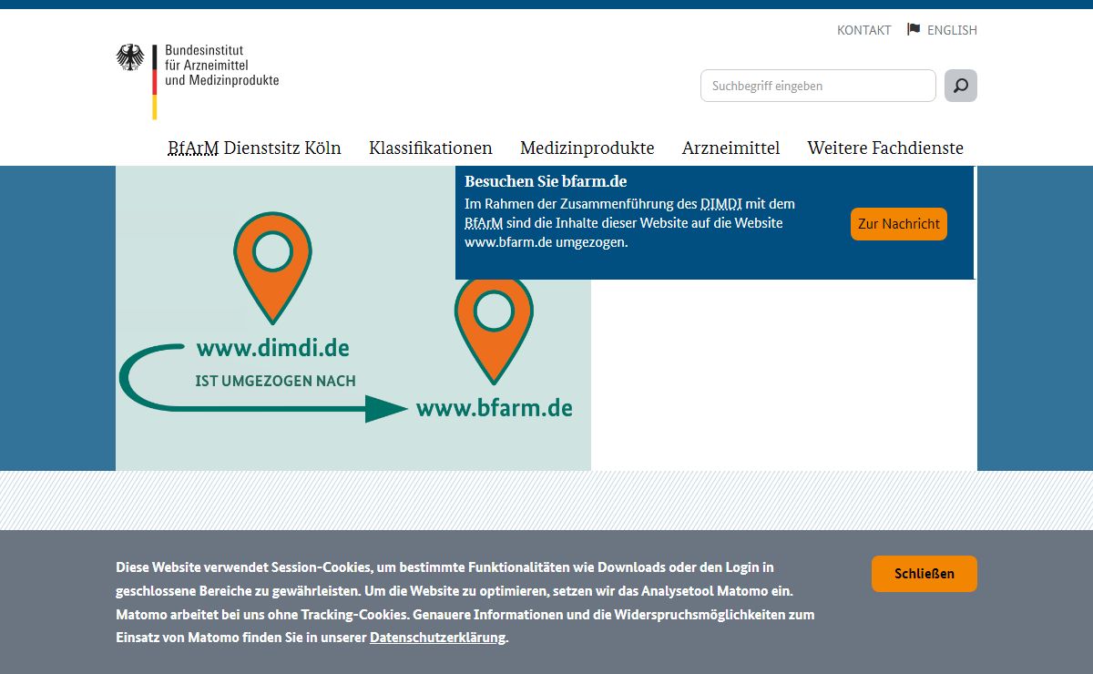 BfArM Dienstsitz Köln - Startseite