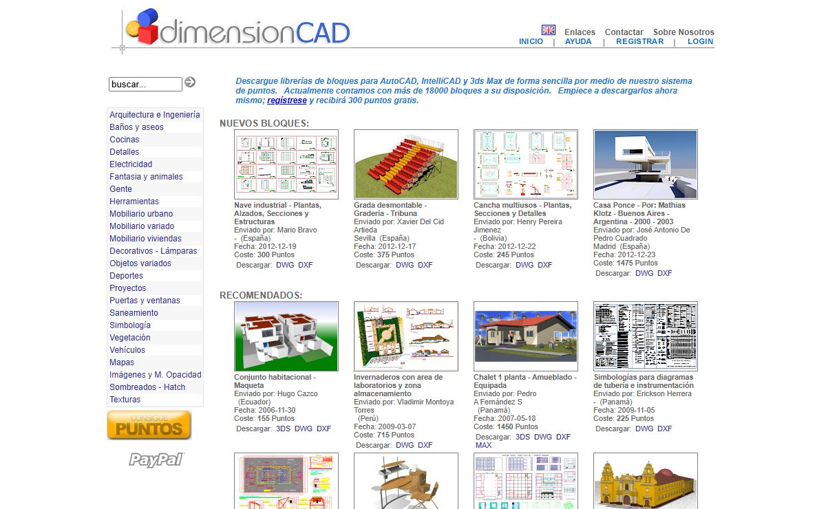 bloques Cad, Autocad, arquitectura, download, 2d, 3d, dwg, 3ds, library