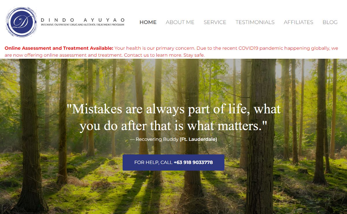 Dindo Ayuyao - Drug Rehabilitation Philippines - Intensive Outpatient Drug and Alcohol Treatment Program Philippines
