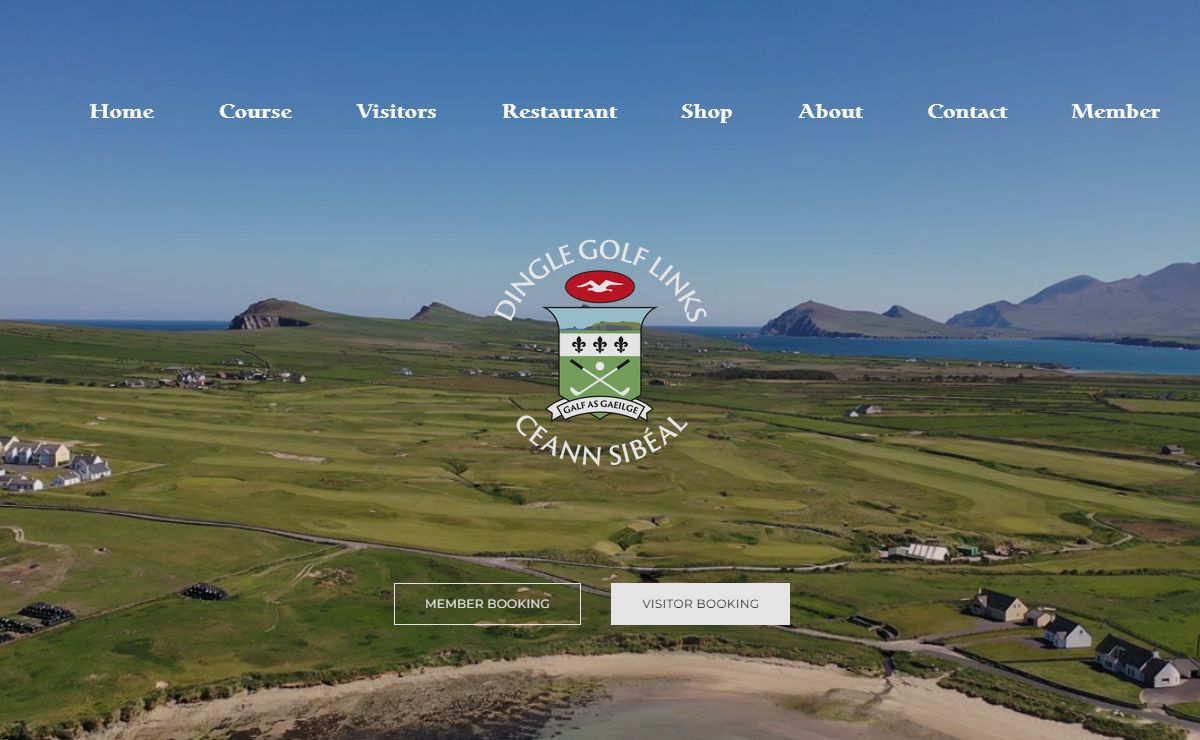 Dingle Golf Links Ceann Sibéal - The most westerly golf course on the Wild Atlantic Way.