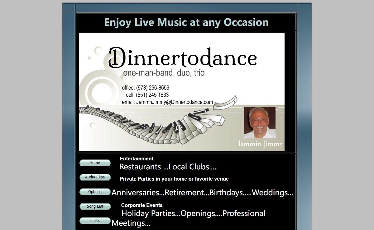 Dinnertodance, solo, duo, trio, entertainment
