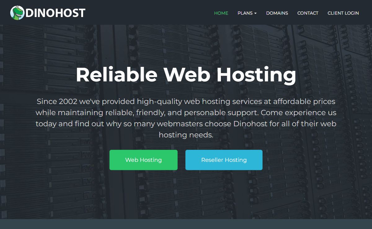 Web Hosting Services | Dinohost.com - Part of the GlowHost Family