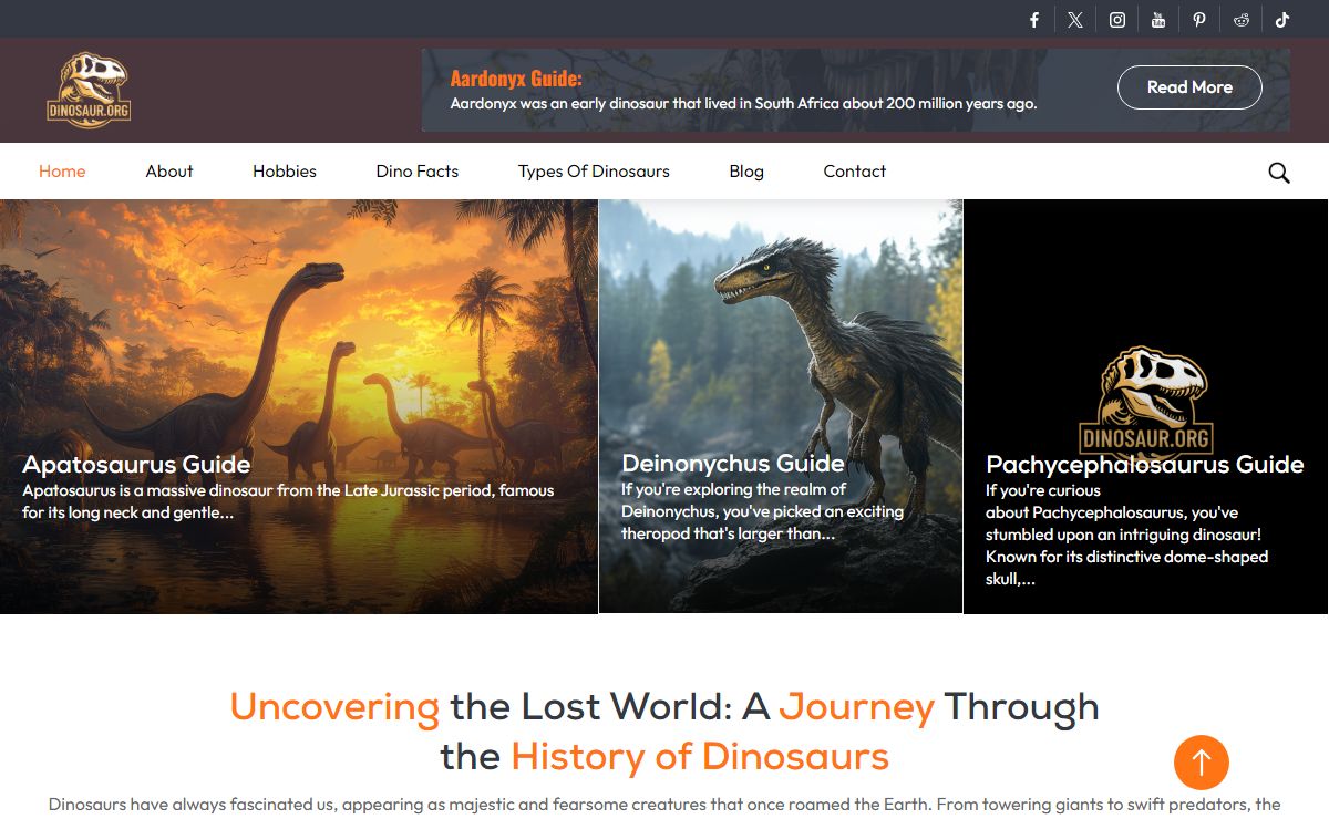 The Ultimate Dino Resource – Species, News, Facts, and Toys