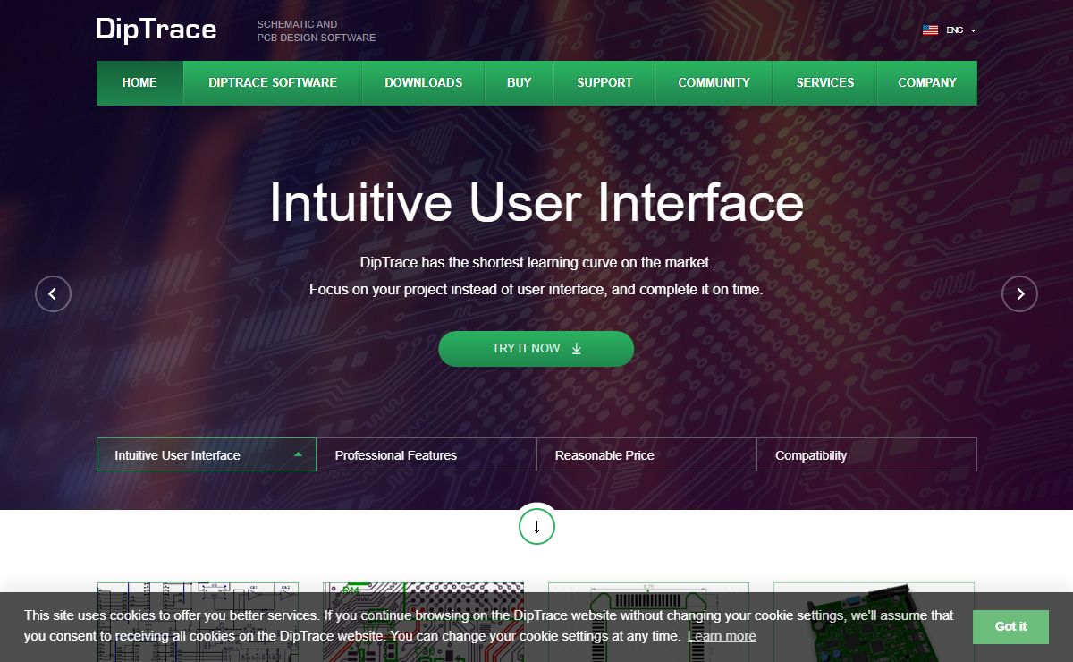 DipTrace - Schematic and PCB Design Software