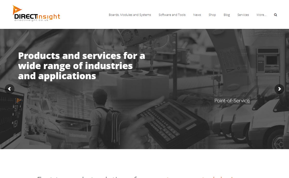 Direct Insight ARM x86 modules solutions with Linux, QNX, Windows