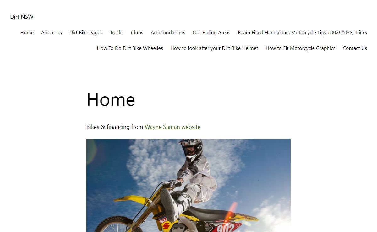 Dirt NSW – Dirt & Motorcycles Need I say more?