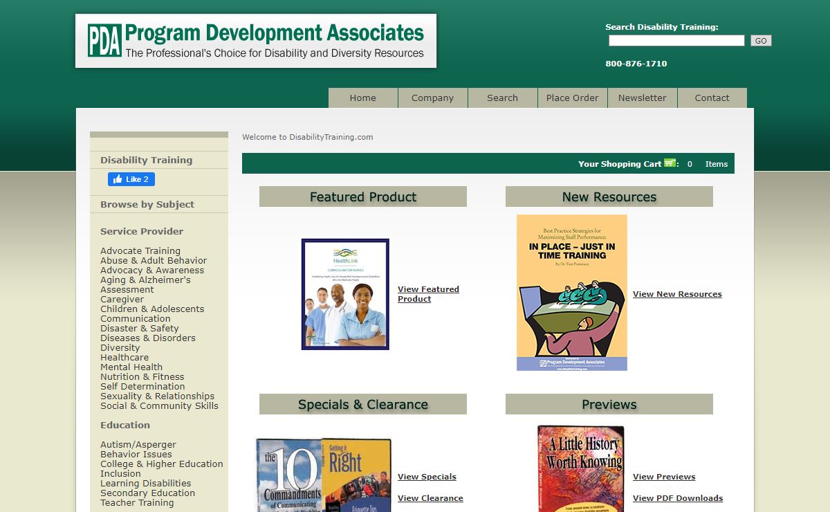 » Disability Training, Programs, Education, Products, & Videos «