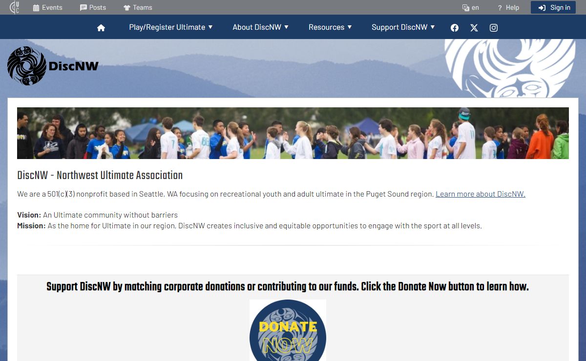 DiscNW - Northwest Ultimate Association