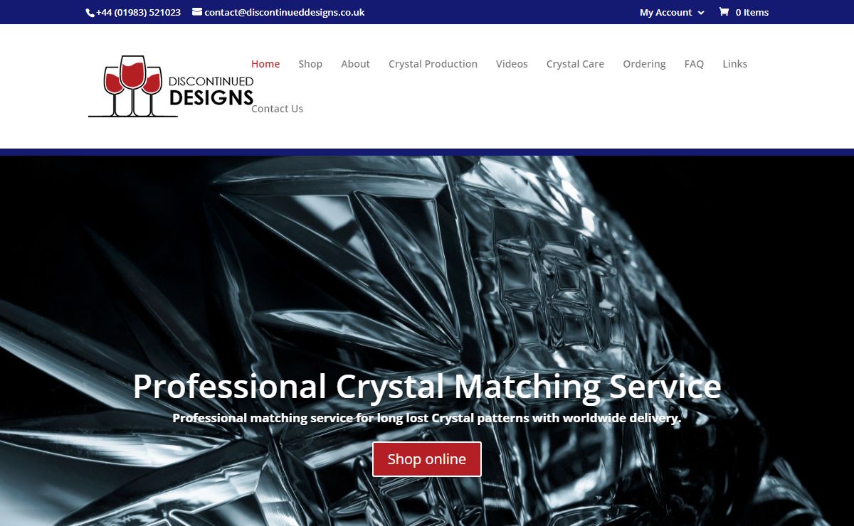 Matching service for long lost Crystal patterns - Discontinued Designs