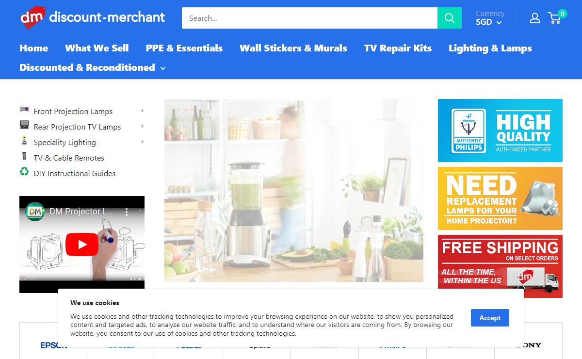 Discount Merchant OEM DLP Lamp Source & Consumer Refurbished Products – Discount-Merchant.com