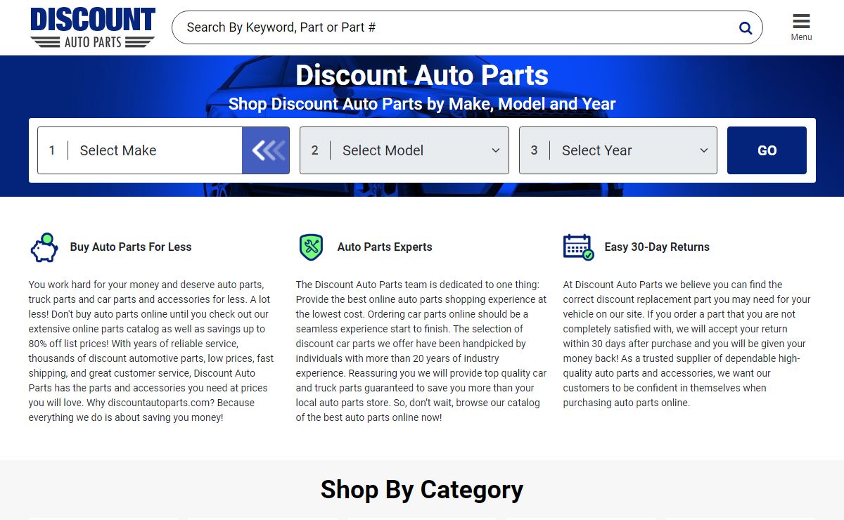 Discount Auto Parts - Free Shipping