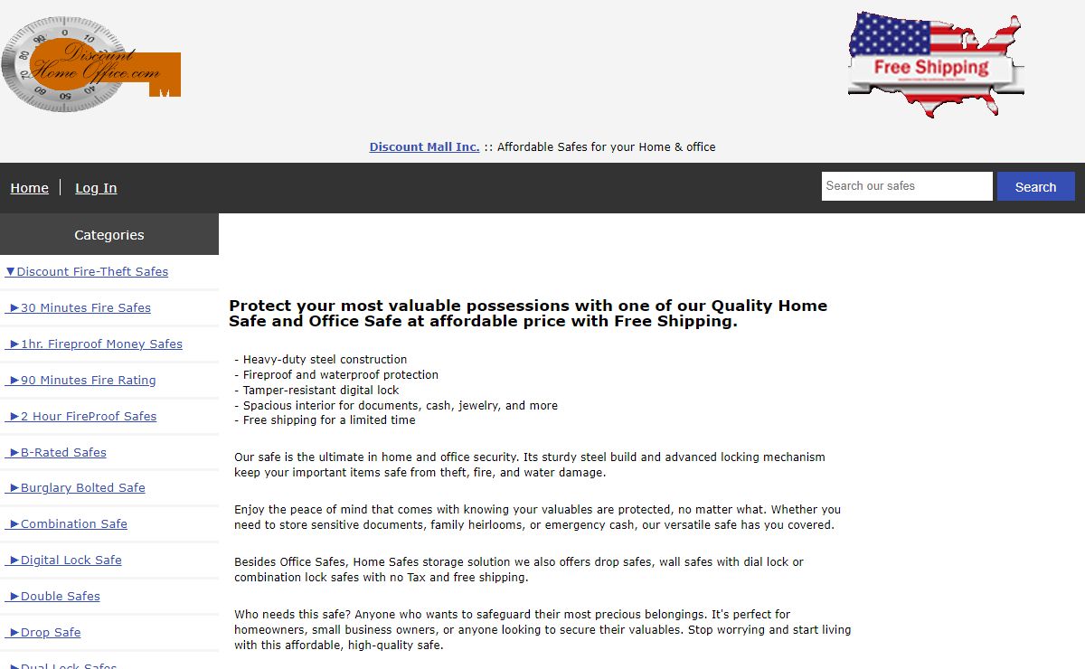 Discount Home Office - Home Safes and Office Safes.
