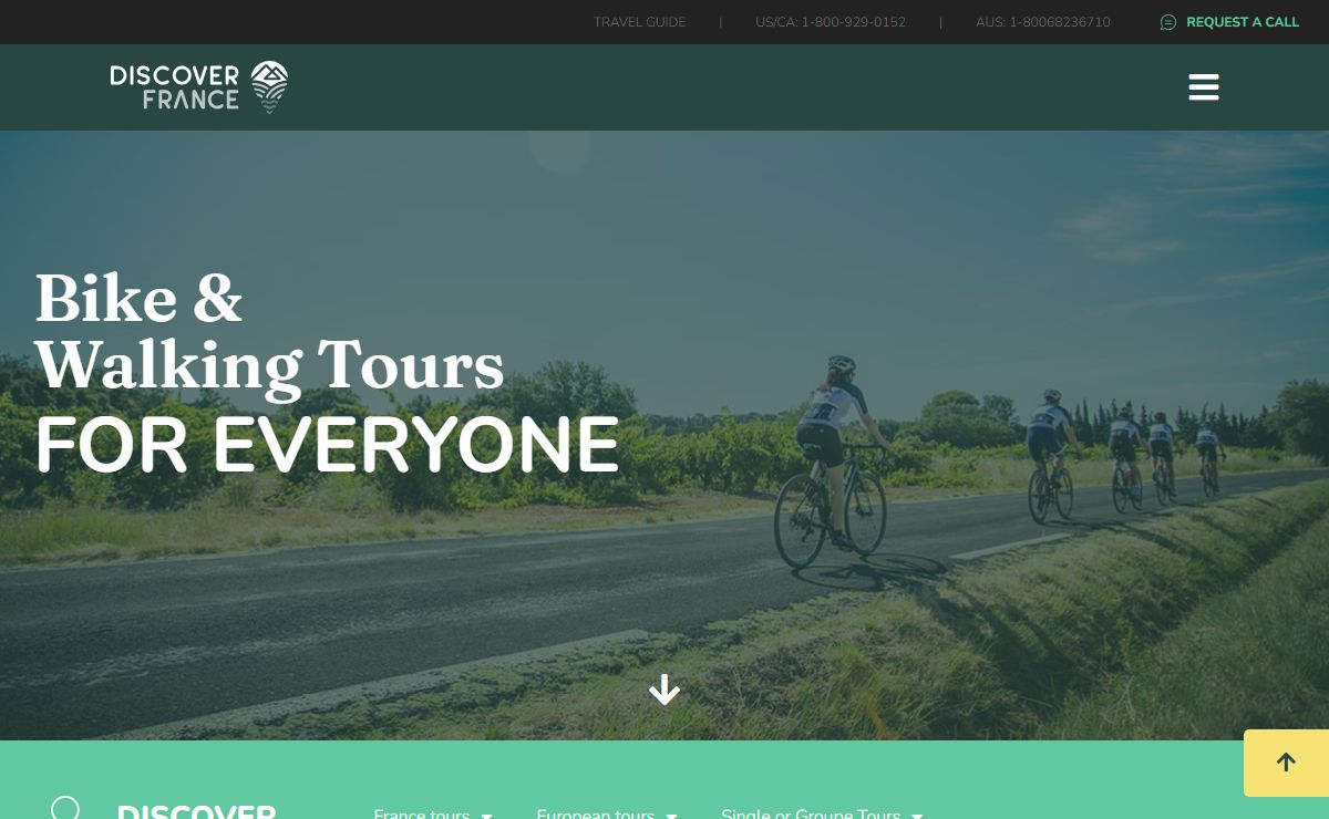 Bike Tours & Cycling vacations in Europe → Discover France