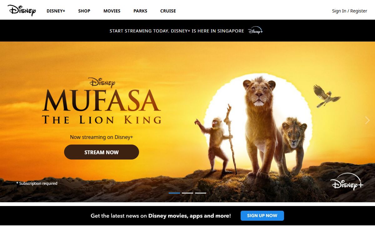 Disney Singapore | The official home for all things Disney