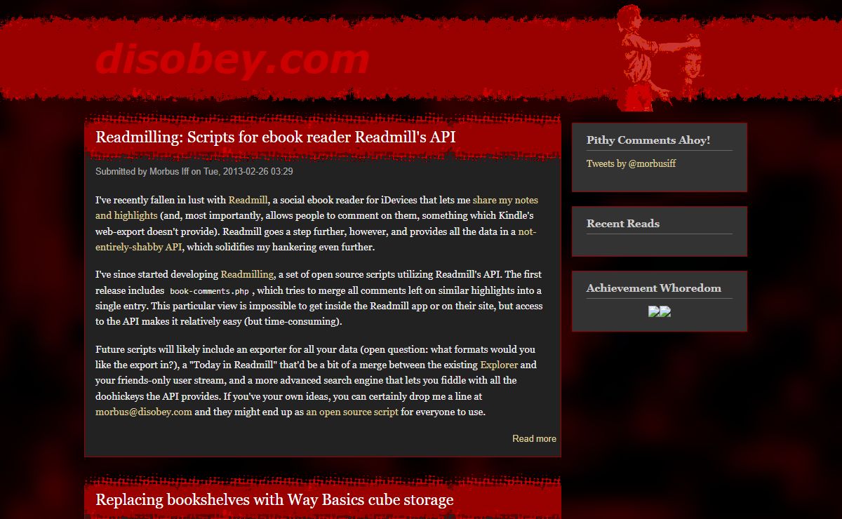 disobey.com | content for the discontented