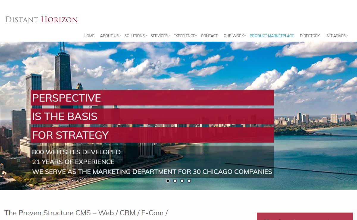 Distant Horizon - Chicago Web Design