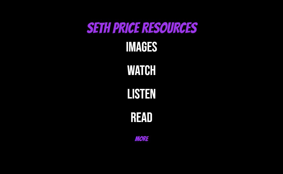 SETH PRICE RESOURCES