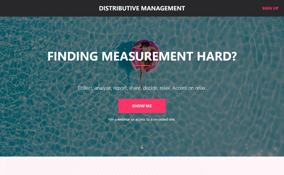 Distributive Management DataDrill