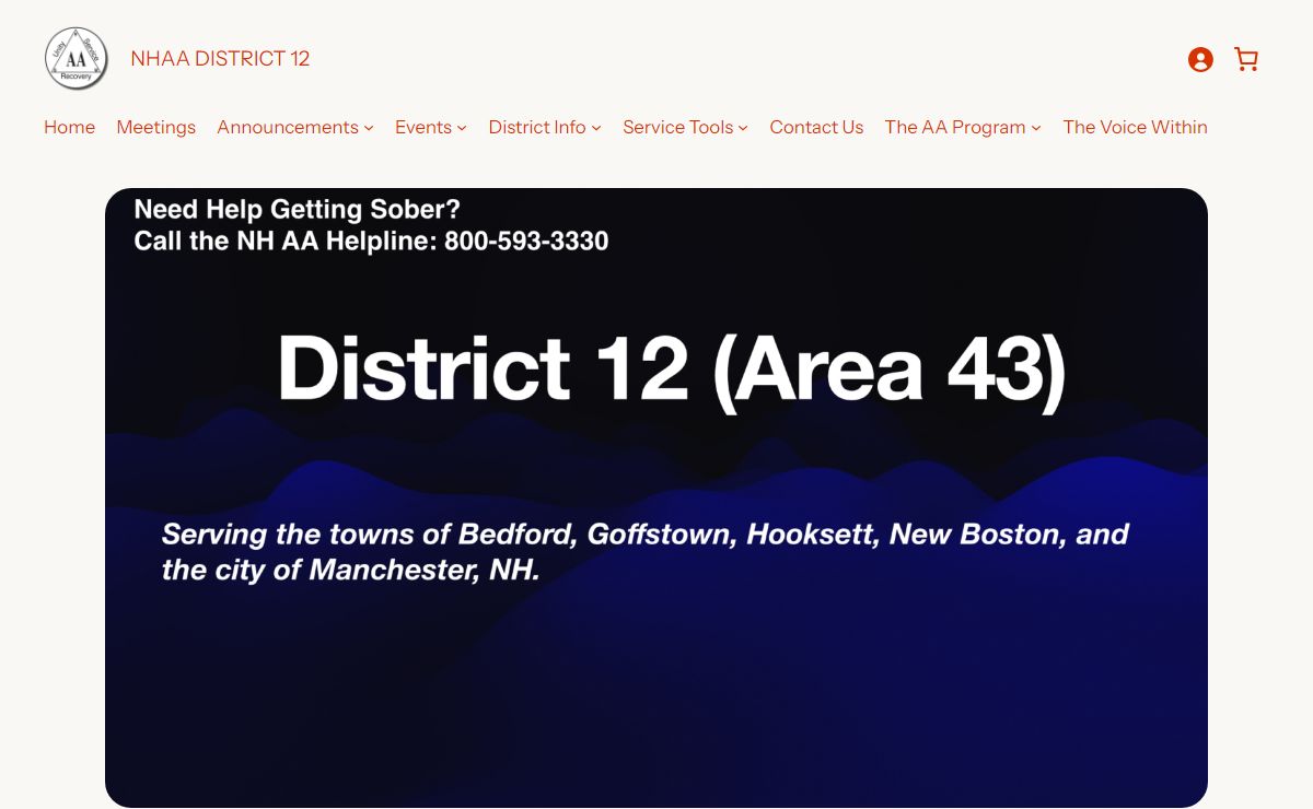NHAA DISTRICT 12 – New Hampshire AA District 12