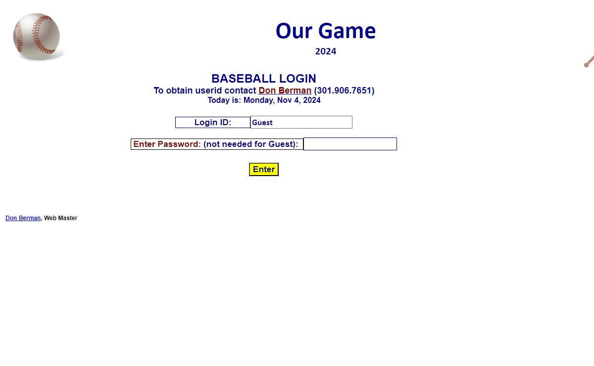 Our Game