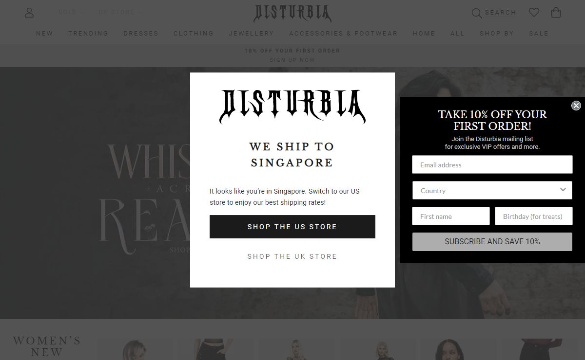 Shop Gothic & Grunge Fashion, Accessories & Homewares – Disturbia