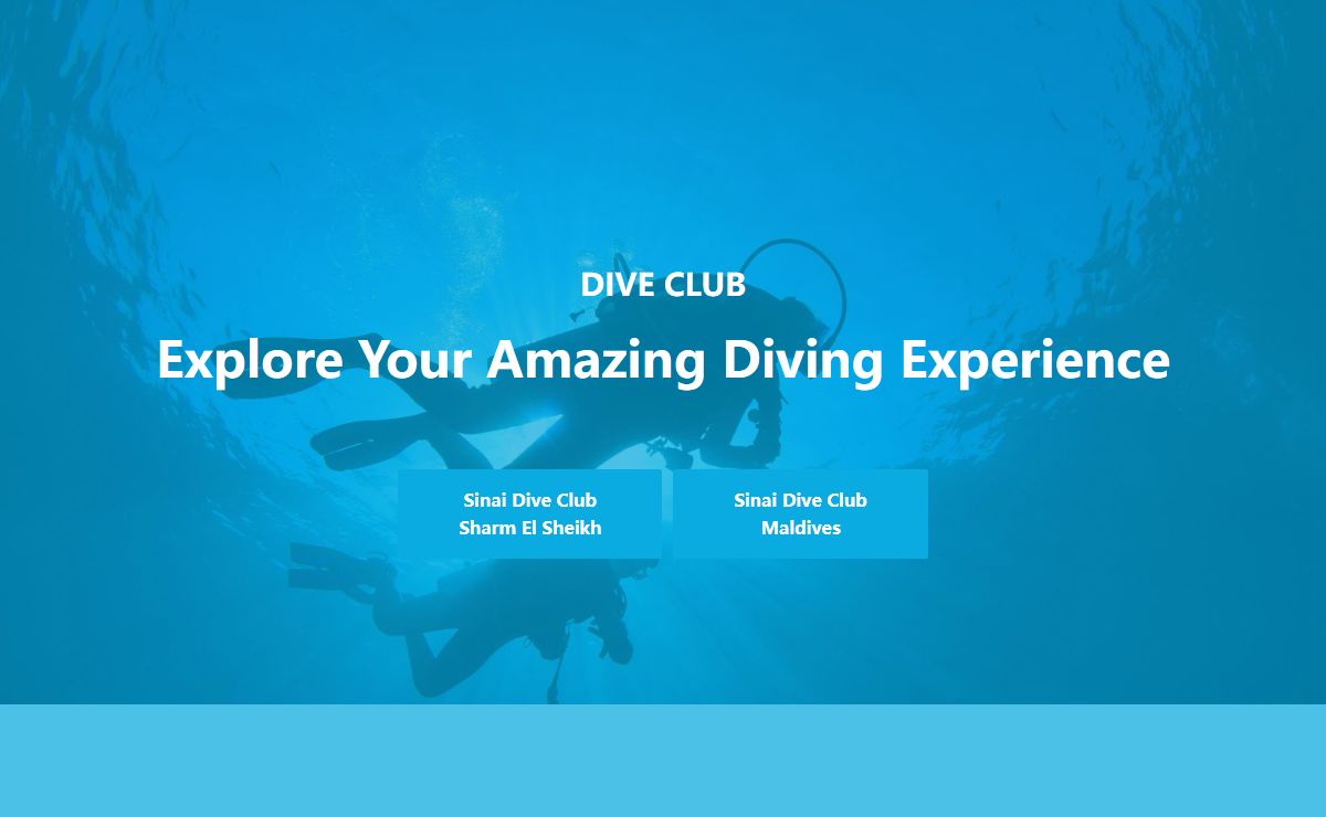 Dive Club - Sinai Sharm el Sheikh - Sinai Dive Club Maldives