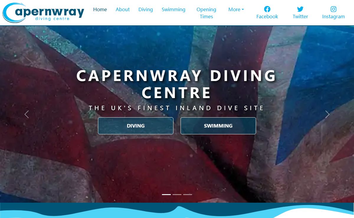 Home | Capernwray Diving Centre