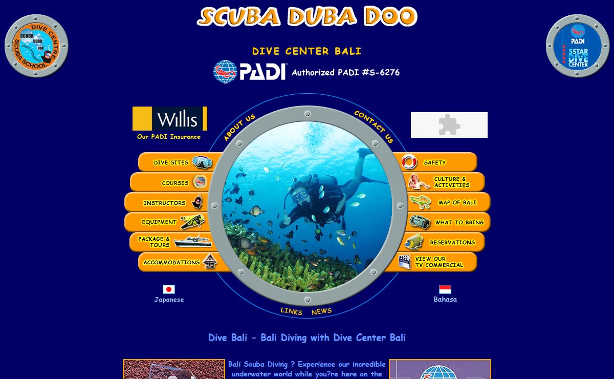 Dive Bali, Bali Diving School, Scuba Duba Doo, Dive Center Bali - 5 Star Padi Professional Dive Team