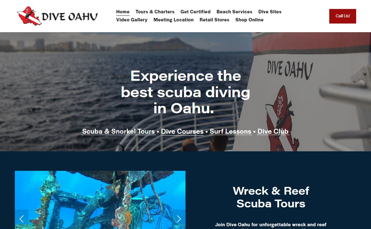 Dive Oahu — #1 Dive Shop on Oahu & Best Dive Boats in the Pacific