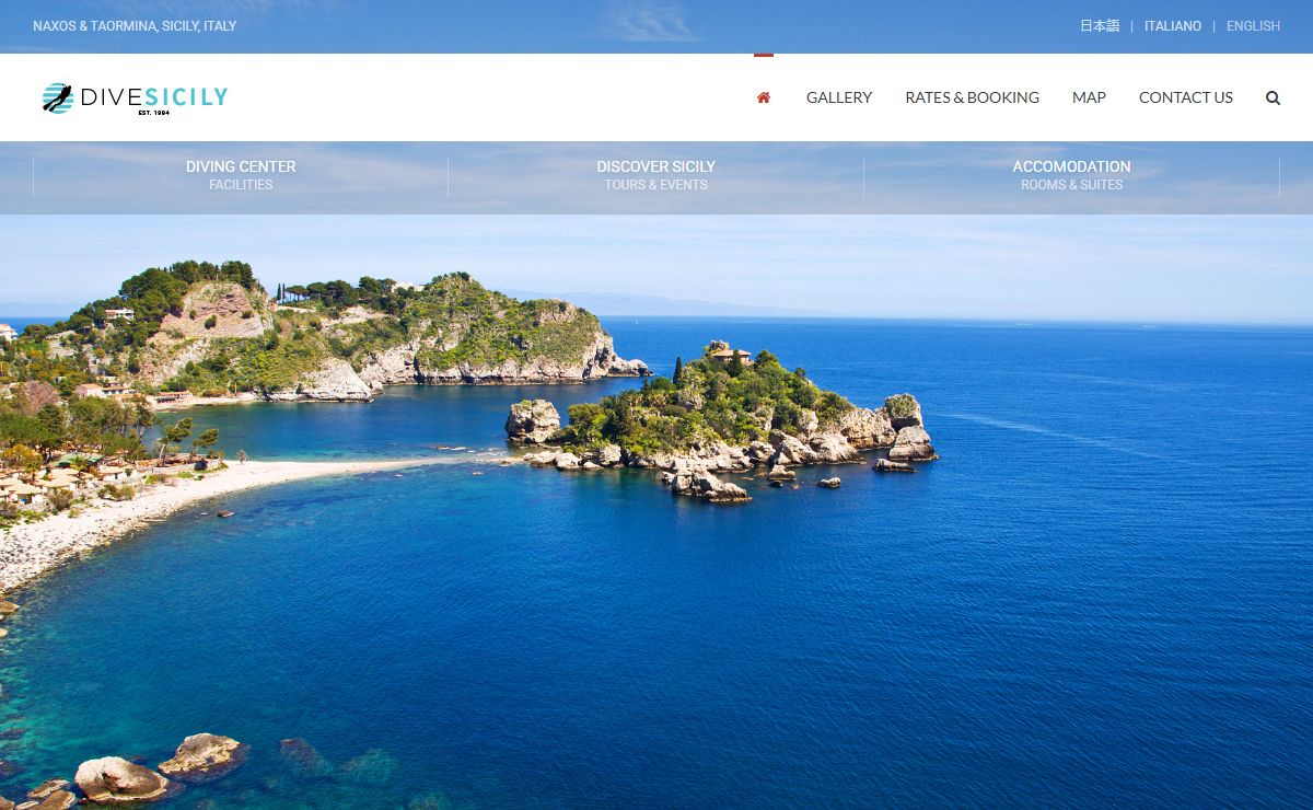 Scuba Diving Taormina & Giardini Naxos, isola bella daily snorkeling tours,