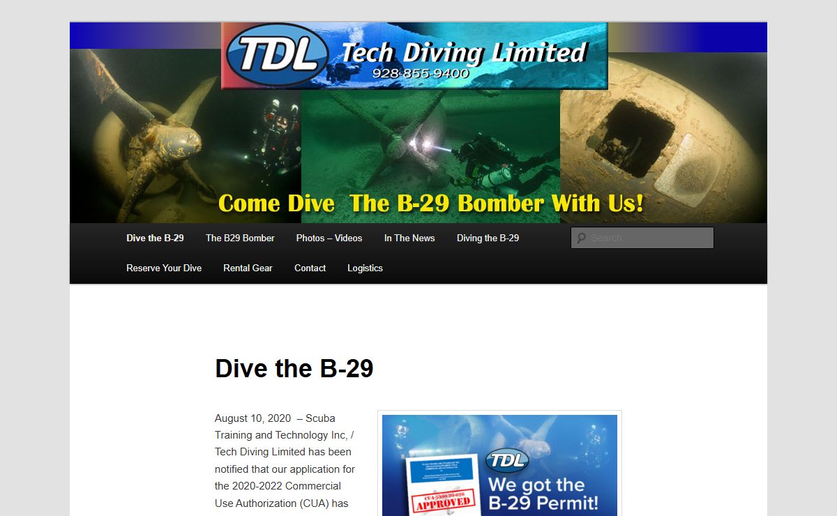 | Dive the B29 with TDL!