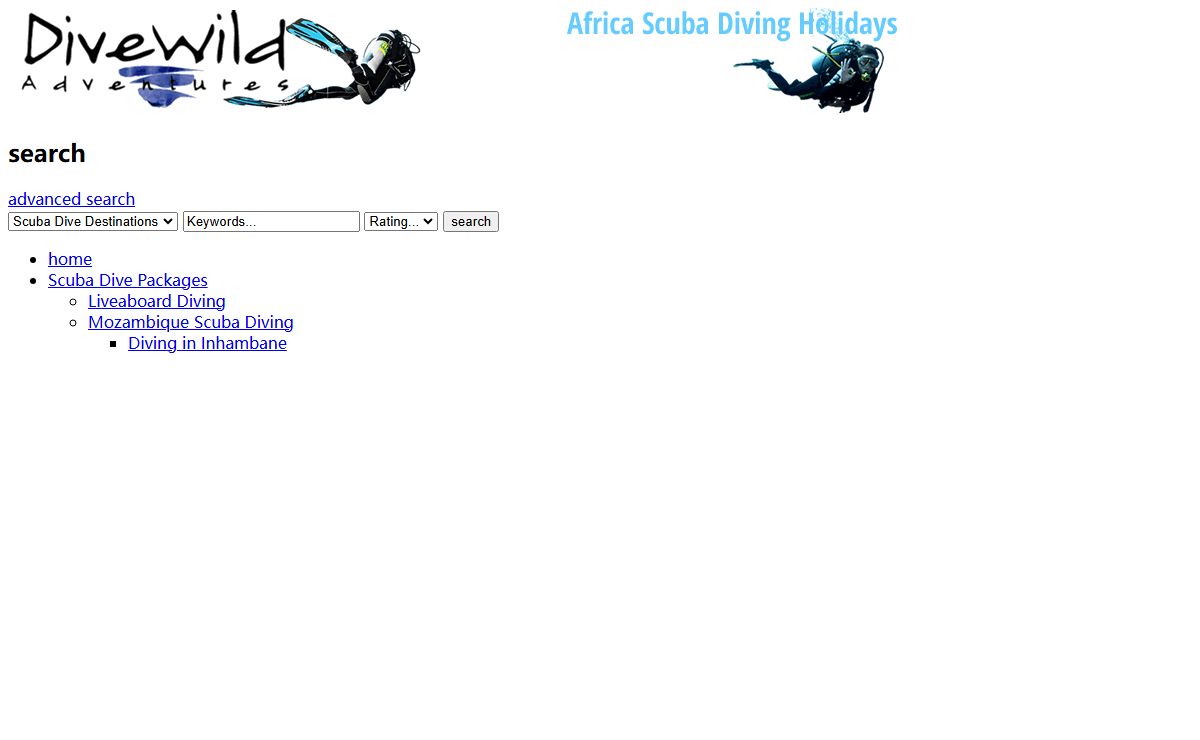 Scuba Diving Holidays Africa Dive Tour Operator Live-aboard Indian Ocean