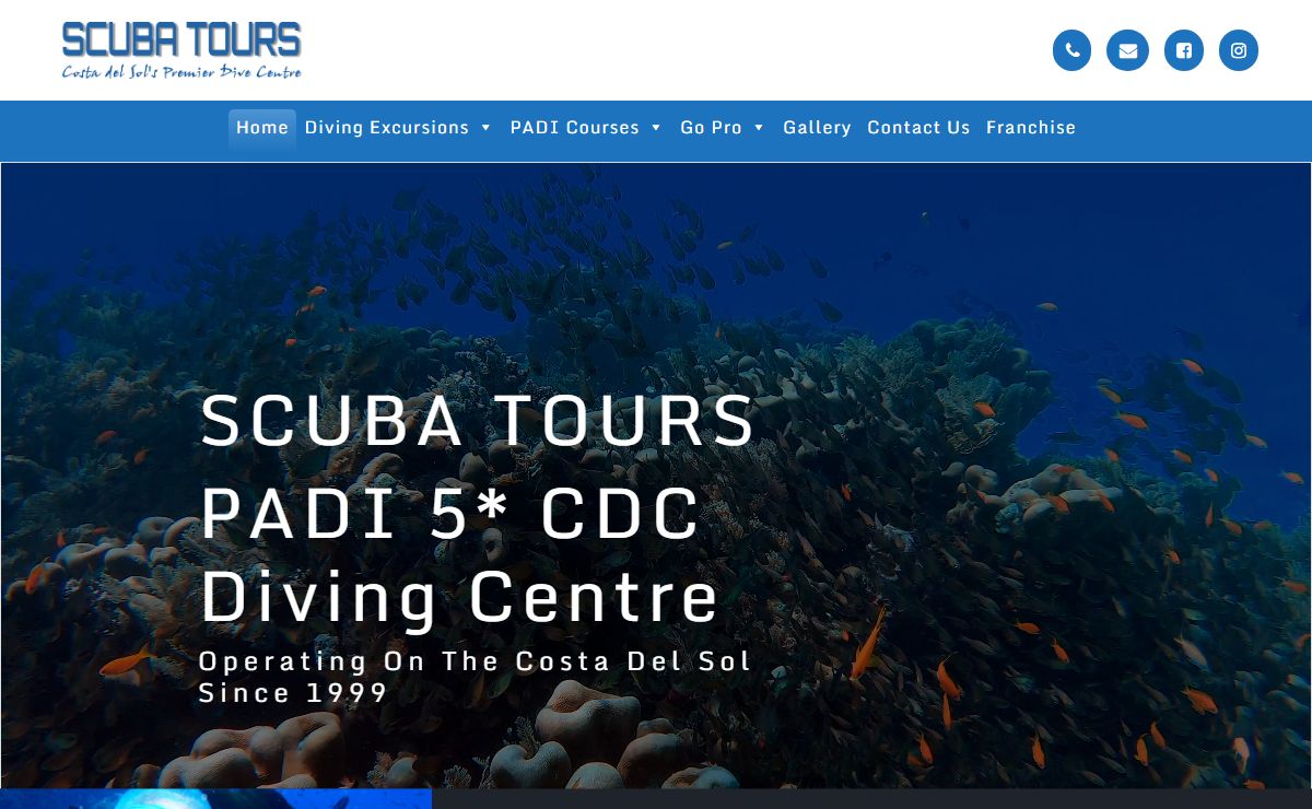 Scuba Diving Spain | PADI 5* IDC Centre Costa del Sol