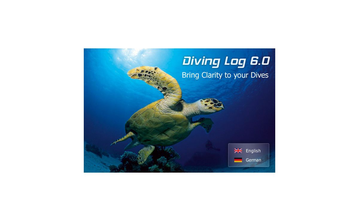 Diving Log 6.0 - Scuba Log, Scuba Logbook, Dive Log, Divelog - Logbook software for scuba diving - Logbuch Software zum Tauchen