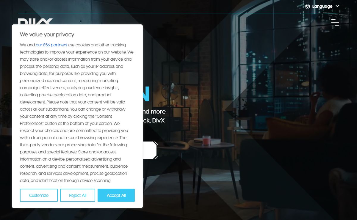 Play DivX files. Free video software to play, convert and cast video.