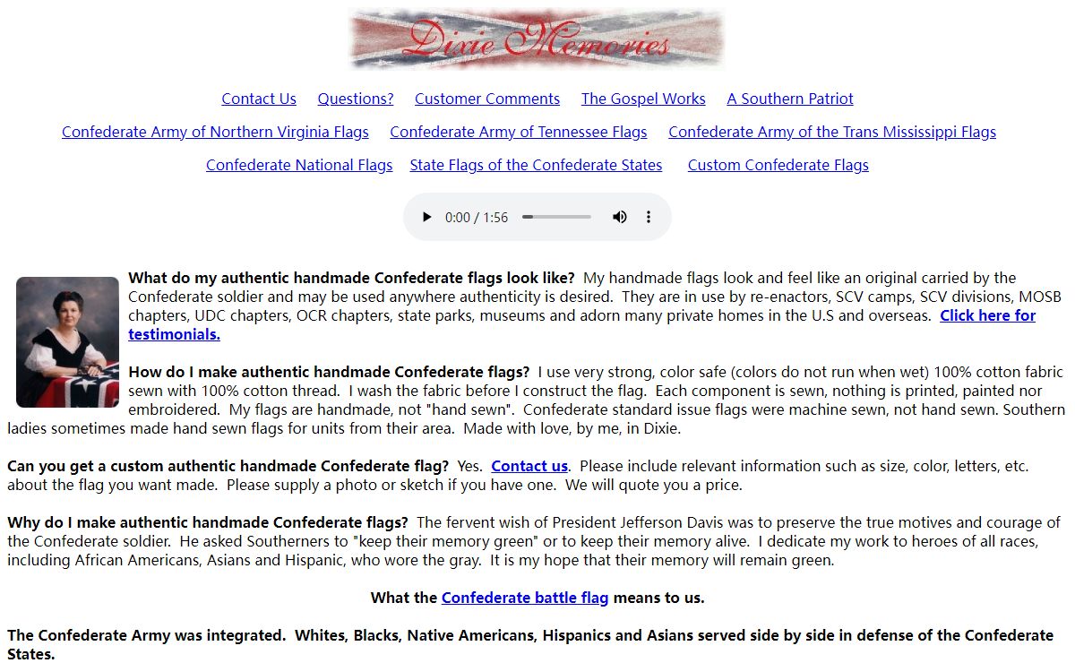 Handmade authentic Confederate Battle Flags