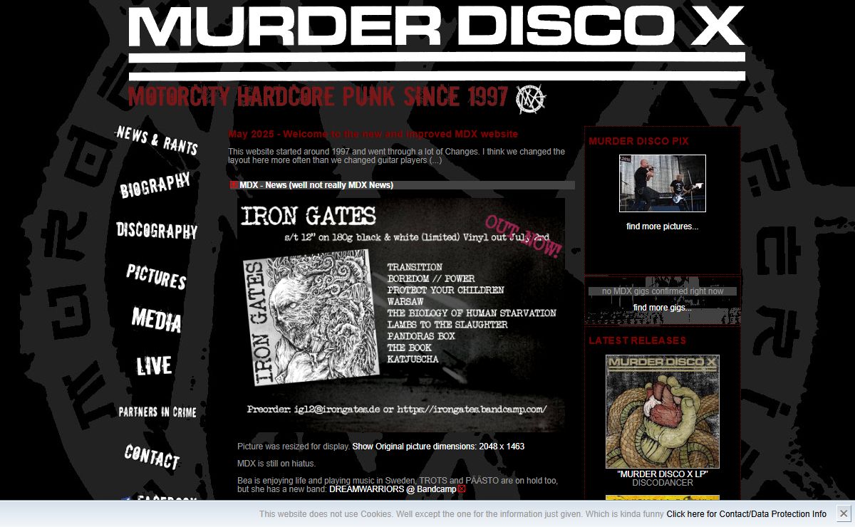 MURDER DISCO X - Motorcity Hardcore-Punk since 1997